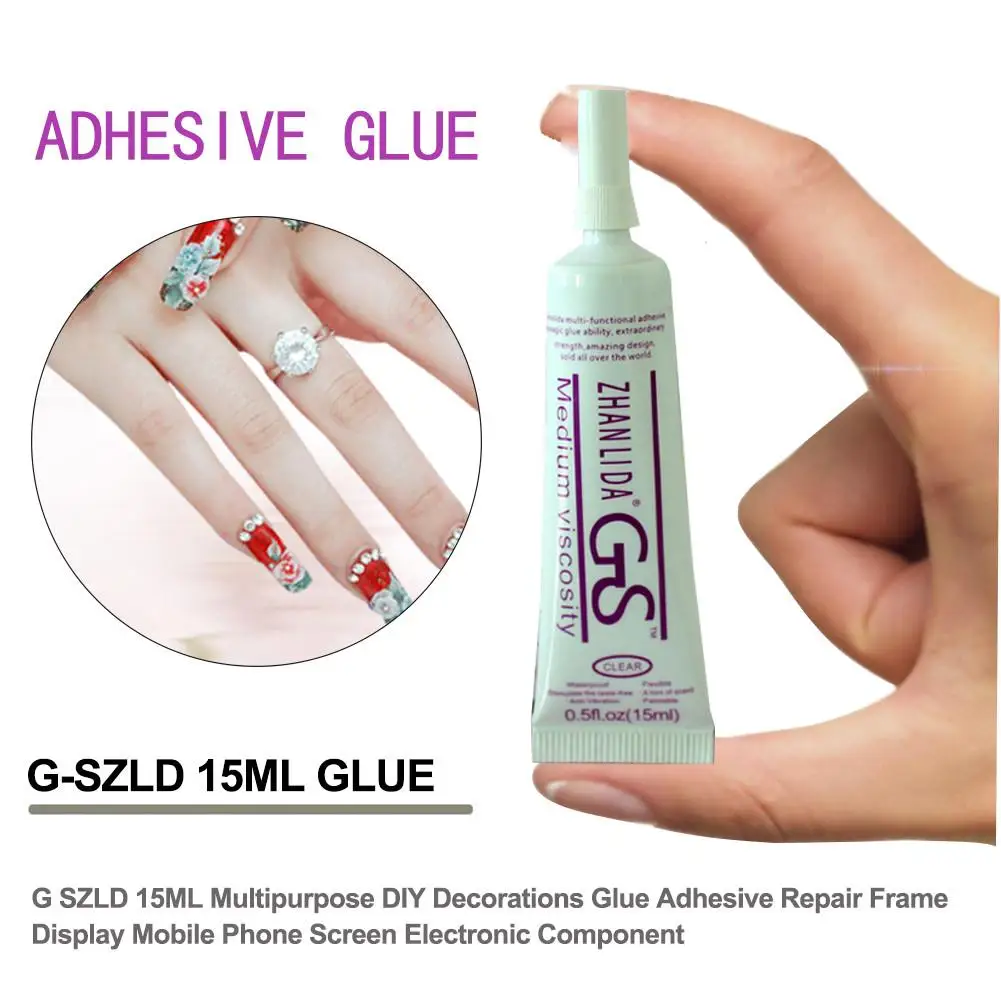 

G SZLD 15ML Multipurpose DIY Decorations Glue Adhesive Repair Frame Display Mobile Phone Screen Electronic Component