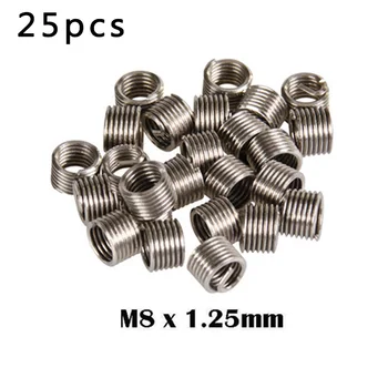 

Car Thread insert Repair 25Pcs Stainless steel Aluminum Hand Tools Replacement Parts
