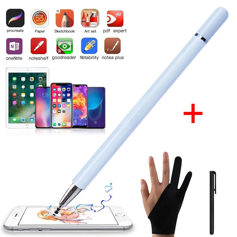 Универсальный стилус для сенсорного экрана для iPad Pro 11, 12,9, 10,5, 9,7, планшет на Android, карандаш, емкостная ручка для рисования, Ручка для Apple iPad