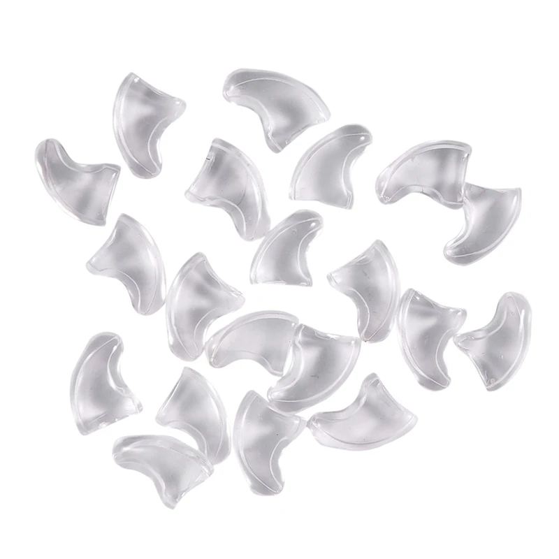 

20 pcs Soft Nail Caps For Cat Pet Claw Control Paws off + Adhesive Glue -Transparent,Size M