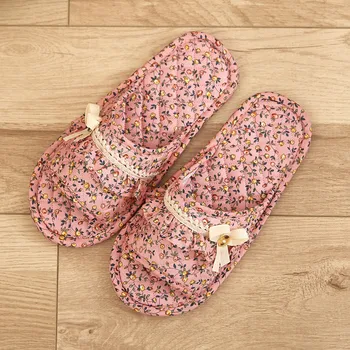 

2020 new Printed flowers slippers Women flats Comfortable Tide shoes 101