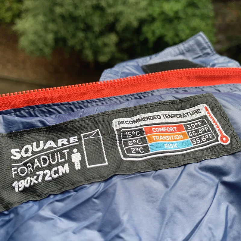 Naturehike CW280 Lightweight 3 Season Compact Rectangular Goose Down Camping Sleeping Bag Summer Waterproof Hiking Sleeping Bag
