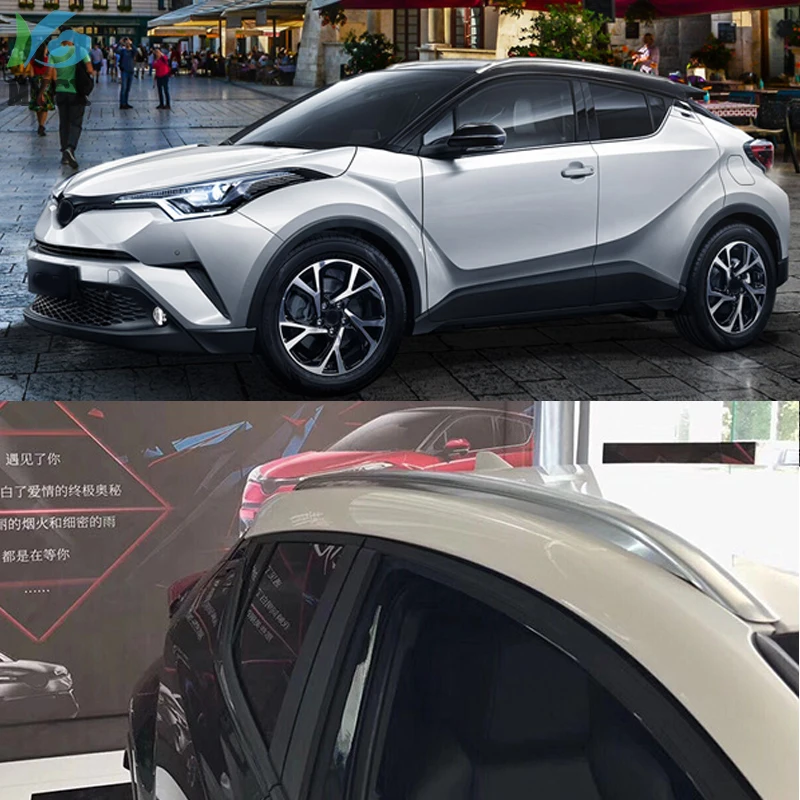 Автомобильные багажники на крышу, багажная стойка для Toyota CHR C-HR-, высококачественные украшения из алюминиевого сплава, аксессуары