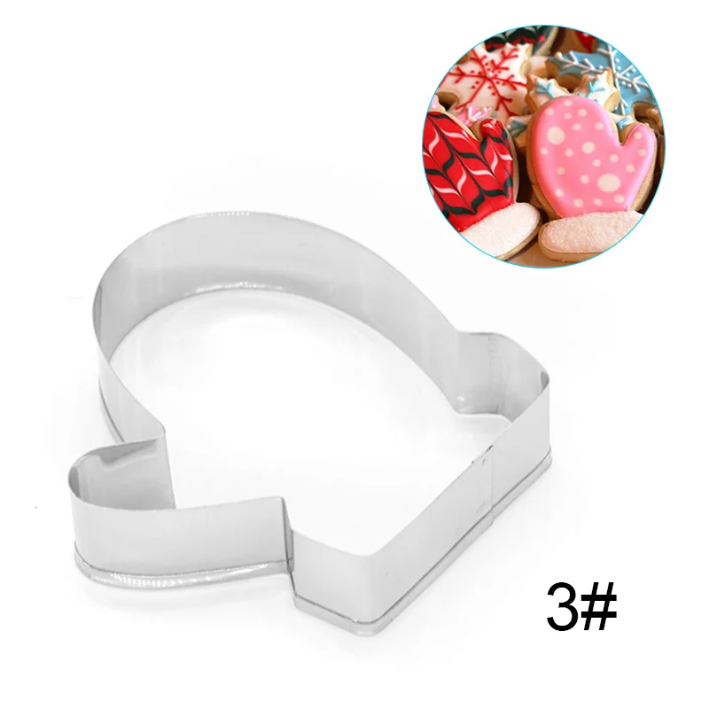

High Stainless Steel Christmas Cake Cookie Fondant Cutter Mold Baking Cupcake Pastry DIY Tools KTC 66