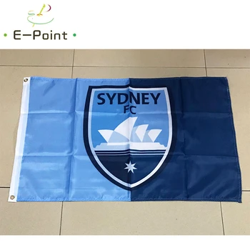 

Flag of Australia A-League Sydney FC 3ft*5ft (90*150cm) Size Christmas Decorations for Home Flag Banner Gifts