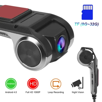 

Car DVR HD Dash Camera 140° Wide Angle Digital Video Recorder Car Video Surveillance Night Version Android USB Auto Recorder