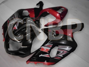 

for Suzuki GSXR750 2000 - 2003 K1 K2 Fairings for Suzuki GSXR600 02 03 Black Red Plastic Fairings GSX-R1000 2000 Fairing