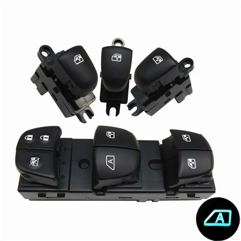 1 Set/4PCS Red / White Ice Blue Light Power Window Switch/Single switch For Nissan Qashqai/Altima/Sylphy/Tiida/X-Trail | Автомобили и