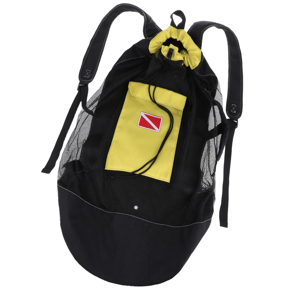 Scuba Diving Snorkeling Mesh Backpack Dive Gear Dry Bag Sack Pack Scuba Diving Mesh Backpack for Water Sports