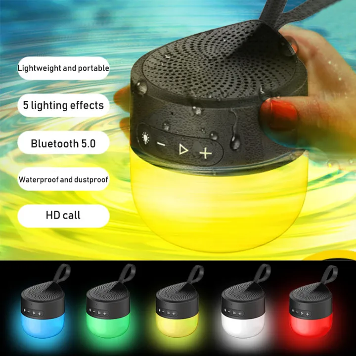 Портативный Bluetooth динамик с носветильник кой беспроводной водонепроницаемый