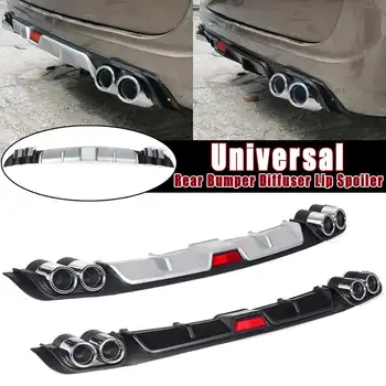 

1X Universal Black Rear Bumper Lip Trunk Spoiler Rear Diffuser Protector Car Styling For Skoda Octavia For Benz For BMW For Audi