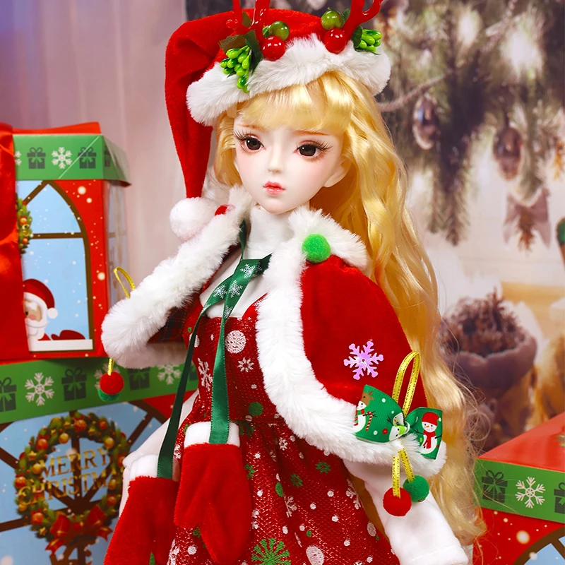Allaosify 1/3 платье куклы 60 см BJD платье куклы 1/3 рождественское платье