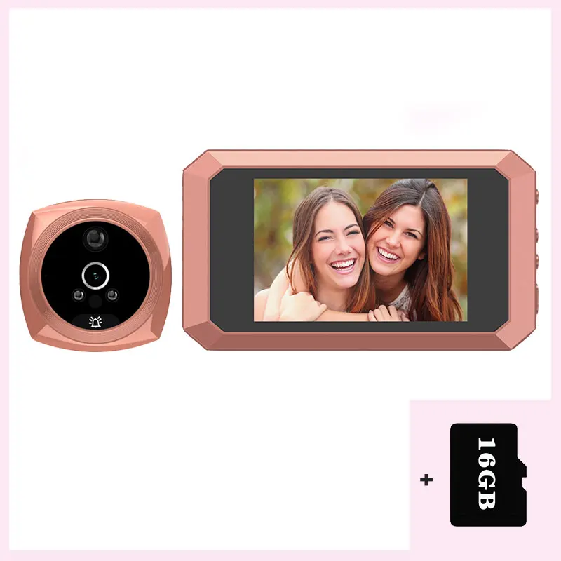 video intercom indoor station 3.5" Monitor Video Doorbell Digital Viewer Video-eye Door Peephole Camera Photo Record Night Vision Human Detection 200W Pixels door video intercom Door Intercom Systems