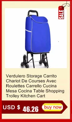 La Compra Pieghevole Carrito De Carro Storage Table Shopping Trolley Mesa Cocina Carrello Cucina Chariot Roulant Kitchen Cart