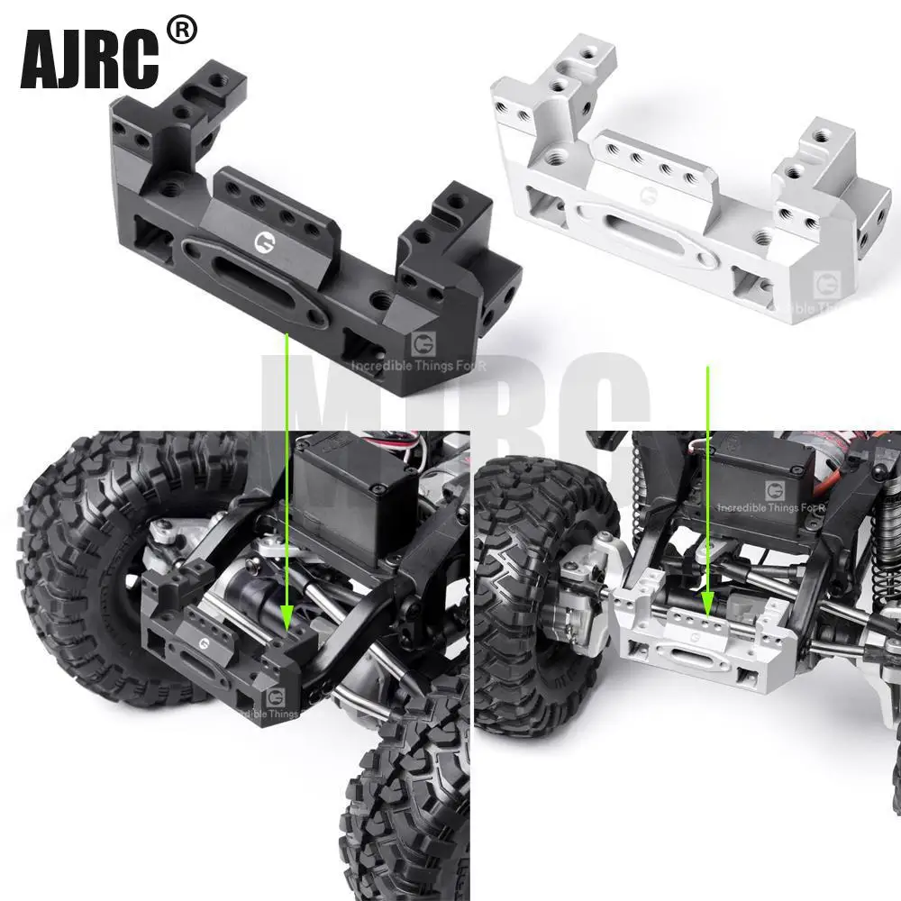 MJRC TRX4 G2 Металлический Алюминиевый Кронштейн передней лебедки для 1/10 RC crawler TRAXXAS