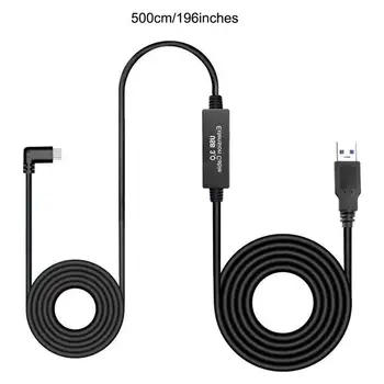 

VR Accessories For Oculus Quest 2 VR Headset 5m USB C Charging Cable 5Gbps Data Wire Type C Cable For Qculus Link/Rift S/Quest2