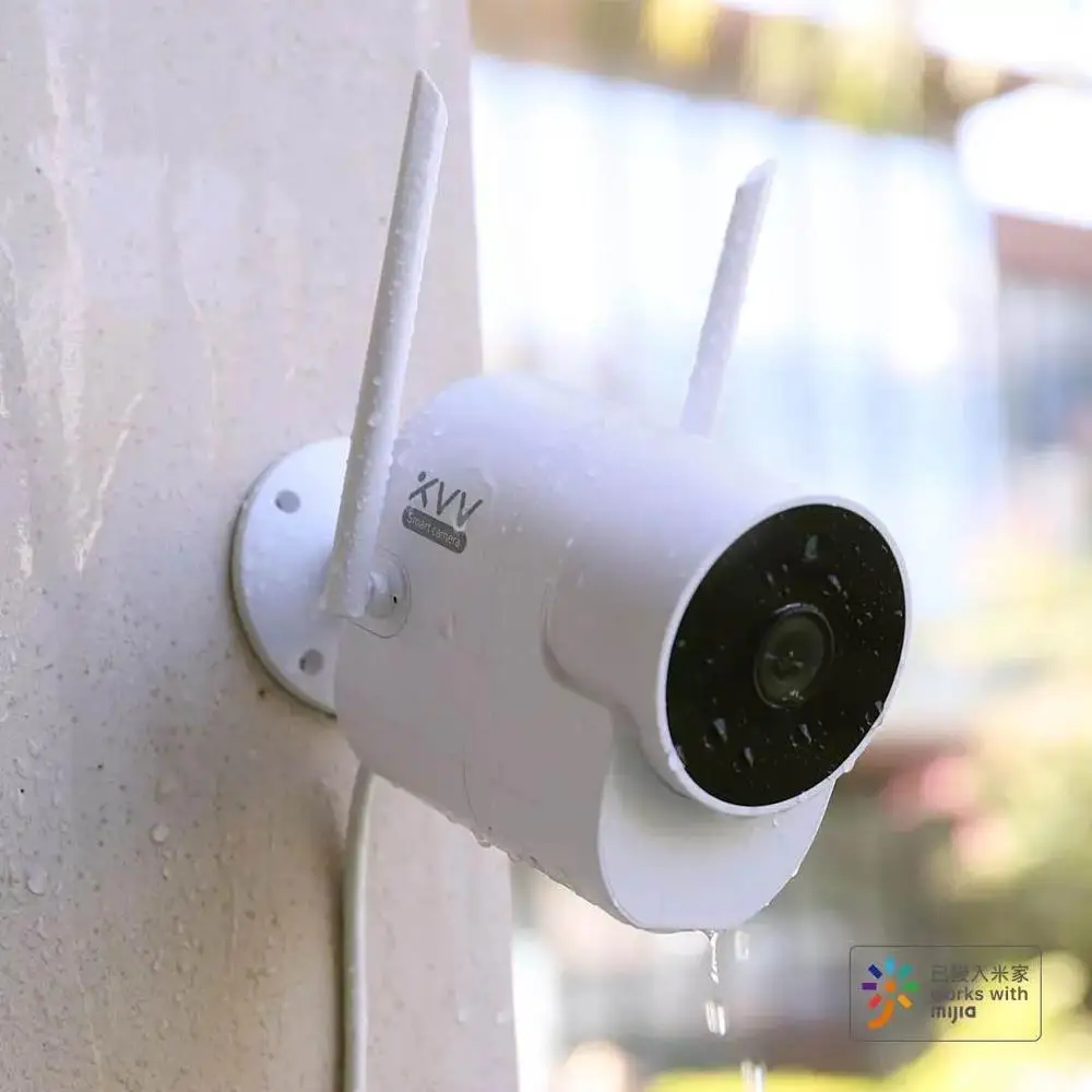 Newest Xiaovv Outdoor 150° Wide Angle Camera Surveillance Camera Wireless WIFI High-definition Night vision Work With MiHome app