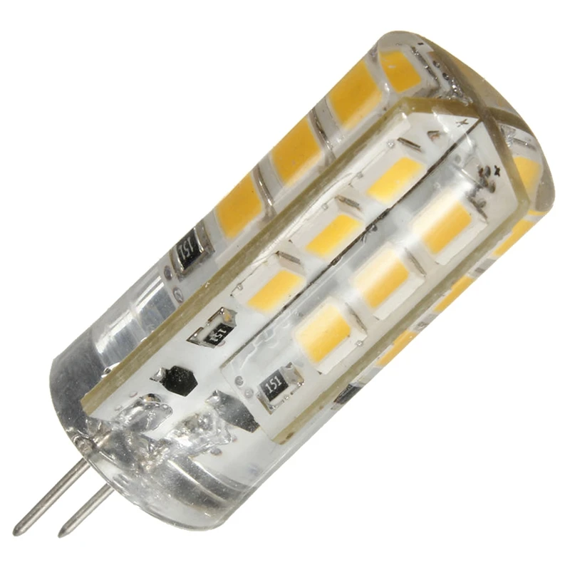 1 шт. G4 3W 2835SMD 24 светодиодный светильник капсулы силикона заменить галогенные