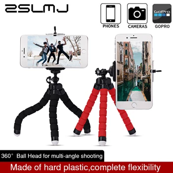 

Mini Flexible Sponge Octopus Tripod for iPhone Samsung Xiaomi Huawei Mobile Phone Smartphone Tripod holder for Gopro 9 8 7Camera
