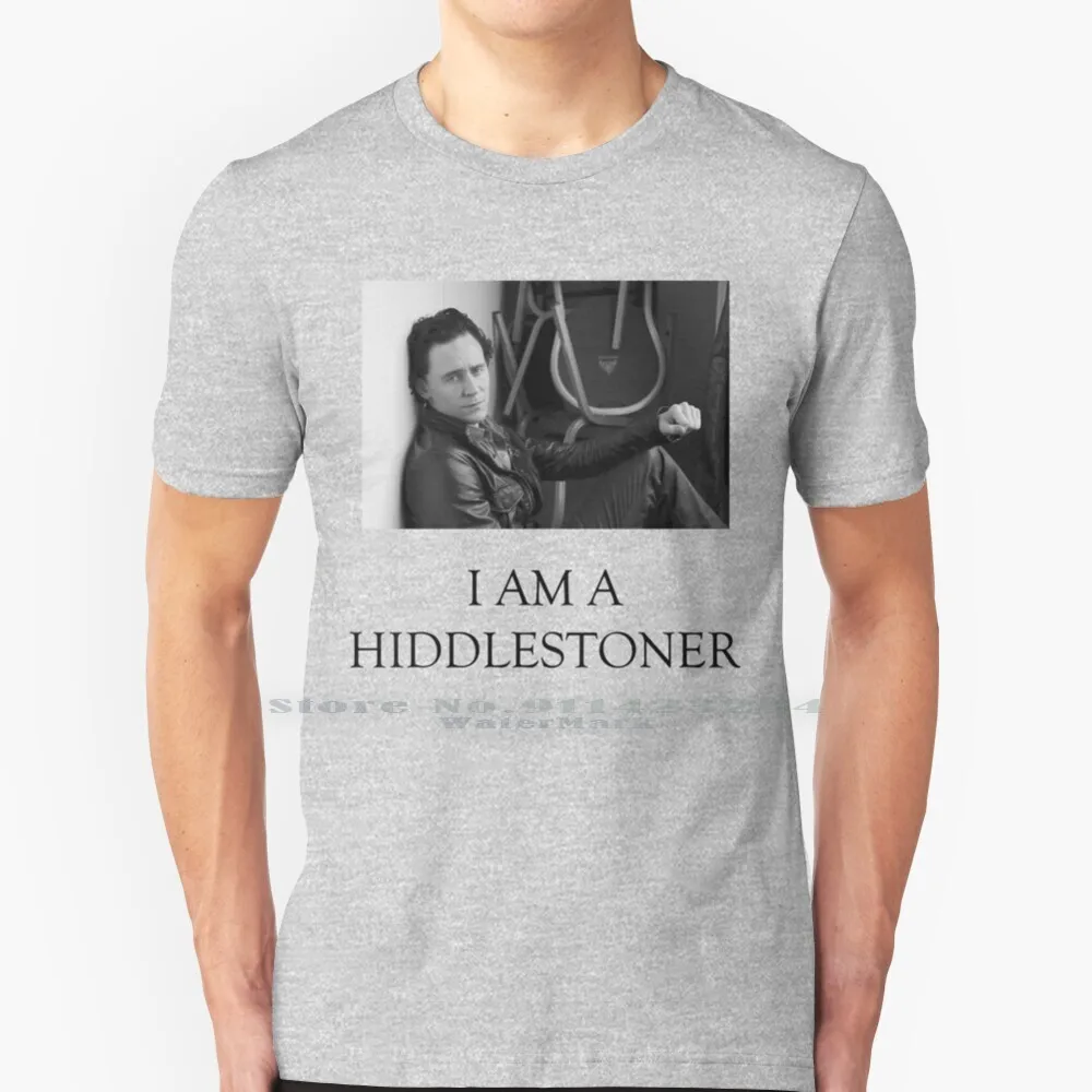 Футболка Hiddlestoner 100% чистый хлопок Tom Hiddleston | Мужская одежда