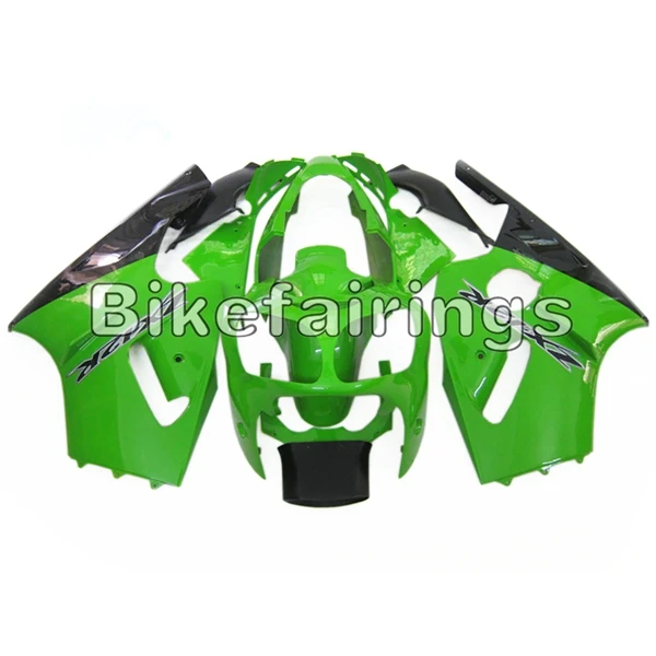 Обтекатели мотоцикла для Kawasaki Ninja ZX12R 2000 2001 кузов инжекционные панели ABS пластик зеленый ZX-12R 00 01 рамы кузова корпуса - Цвет: As Picture Shown