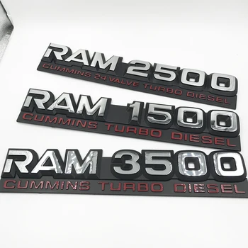

High Quality 3D ABS Emblem Rear Tail Badge Sticker decal car stickers car styling for DODGE RAM 1500 2500 3500 Auto Accessories
