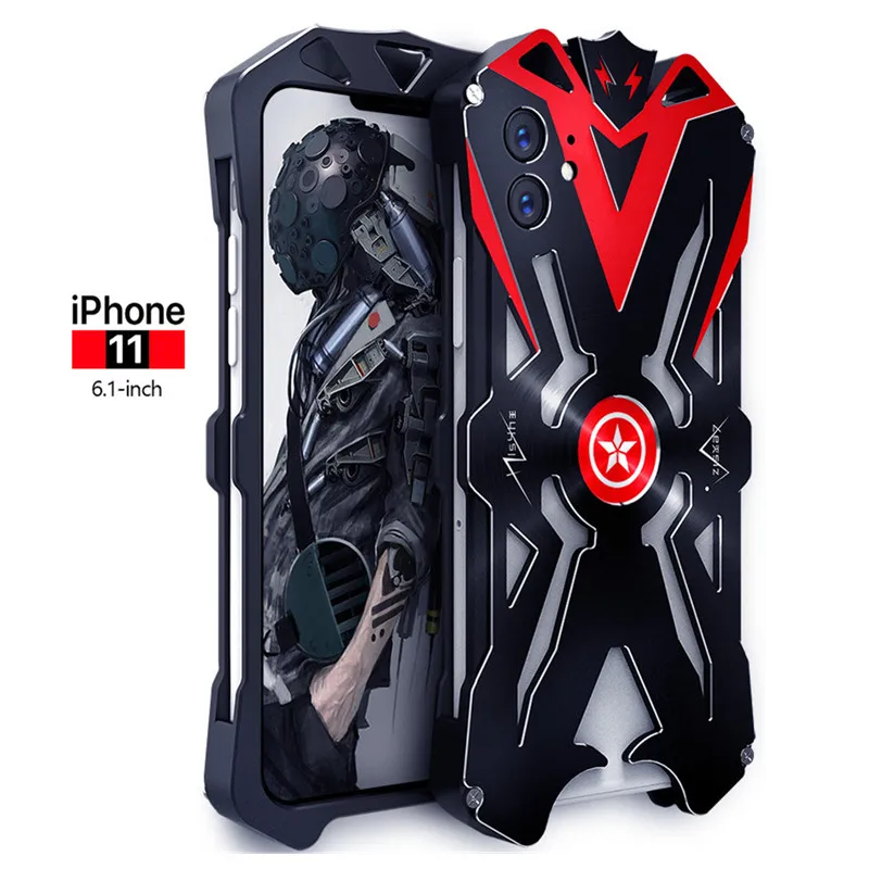 Чехол для iPhone 11 Pro Max, защитный чехол, авиационный алюминиевый металлический мощный чехол для iPhone 11 Pro Max, противоударный чехол