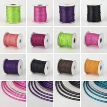 

0.5/0.8/1.0/2.0/3.0mm Korean Waxed Polyester Cord Coated String For Braided Bracelet Necklace Rope DIY Craft Jewelry Making