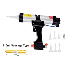 310ml Cartridge Gun Air Caulking Gun Pneumatic Sealant with The Rapid Regulating Valve for Paint & Decorating Silicon Tools