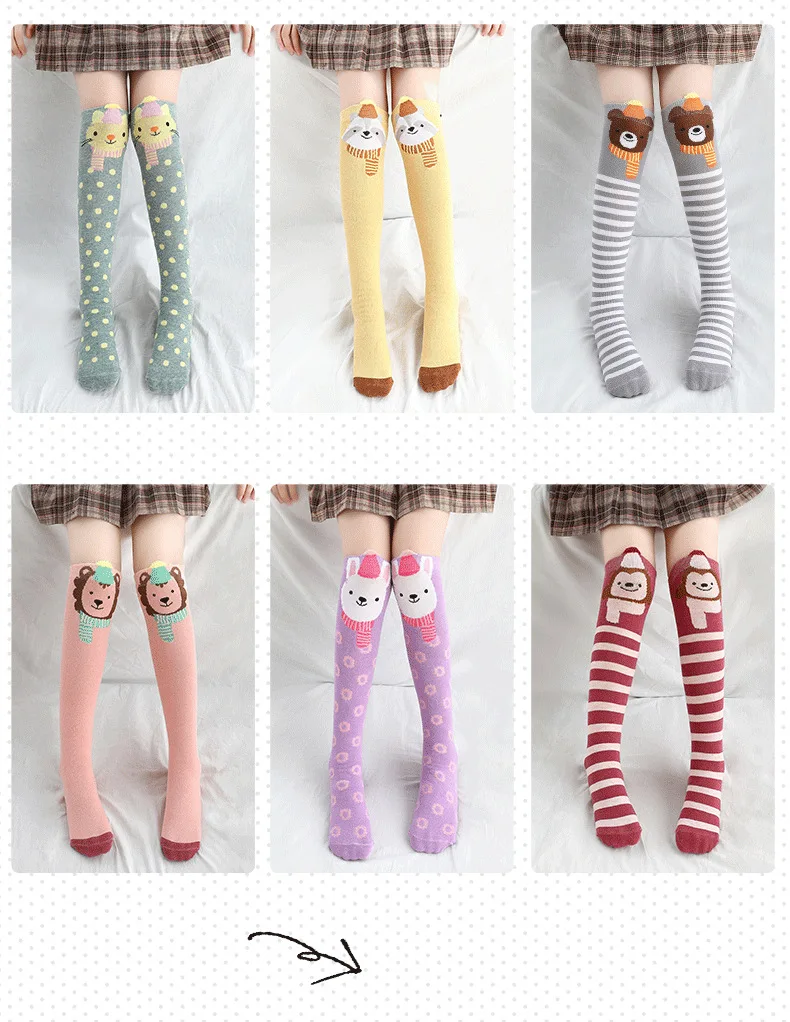 Носки для маленьких девочек; Хлопковые гольфы с изображением лисы; милые Гольфы с рисунком; детская одежда; носки для обуви для малышей; Носки с рисунком