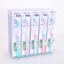 Зубная щетка для взрослых Европа Jiajie 511 Бытовая мягкая щетина очистка полости рта зубная щетка Одиночная