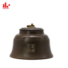 BOERNA Nixing Керамика ручной работы чайная caddy Подлинная ручная керамика Longjing хранение чая безопасная упаковка Рождественский подарок закуска банка
