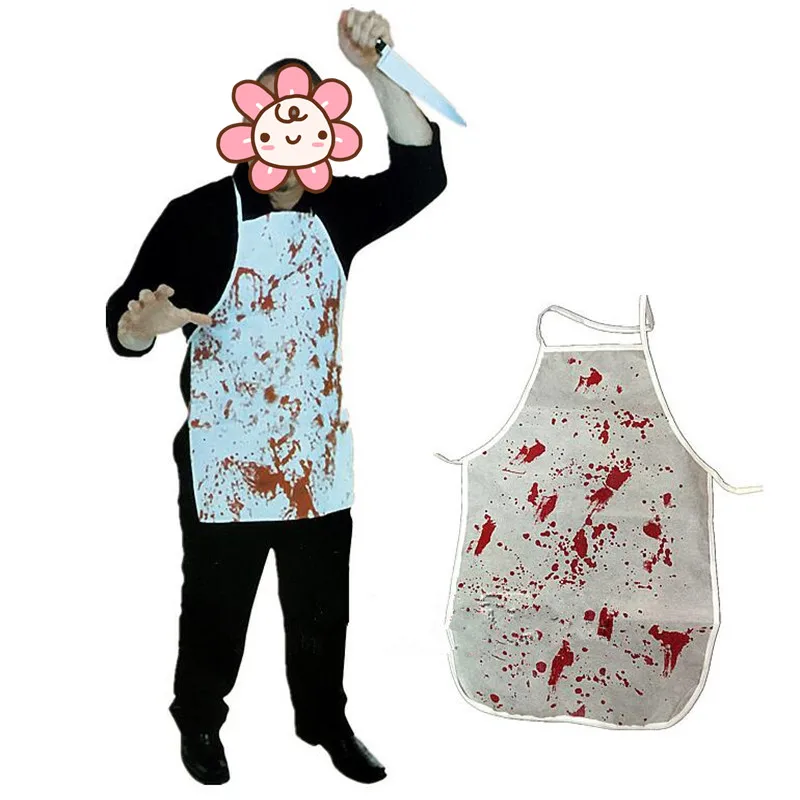 Детский страшный фартук для взрослых фартуки мясника карнавальный реквизит