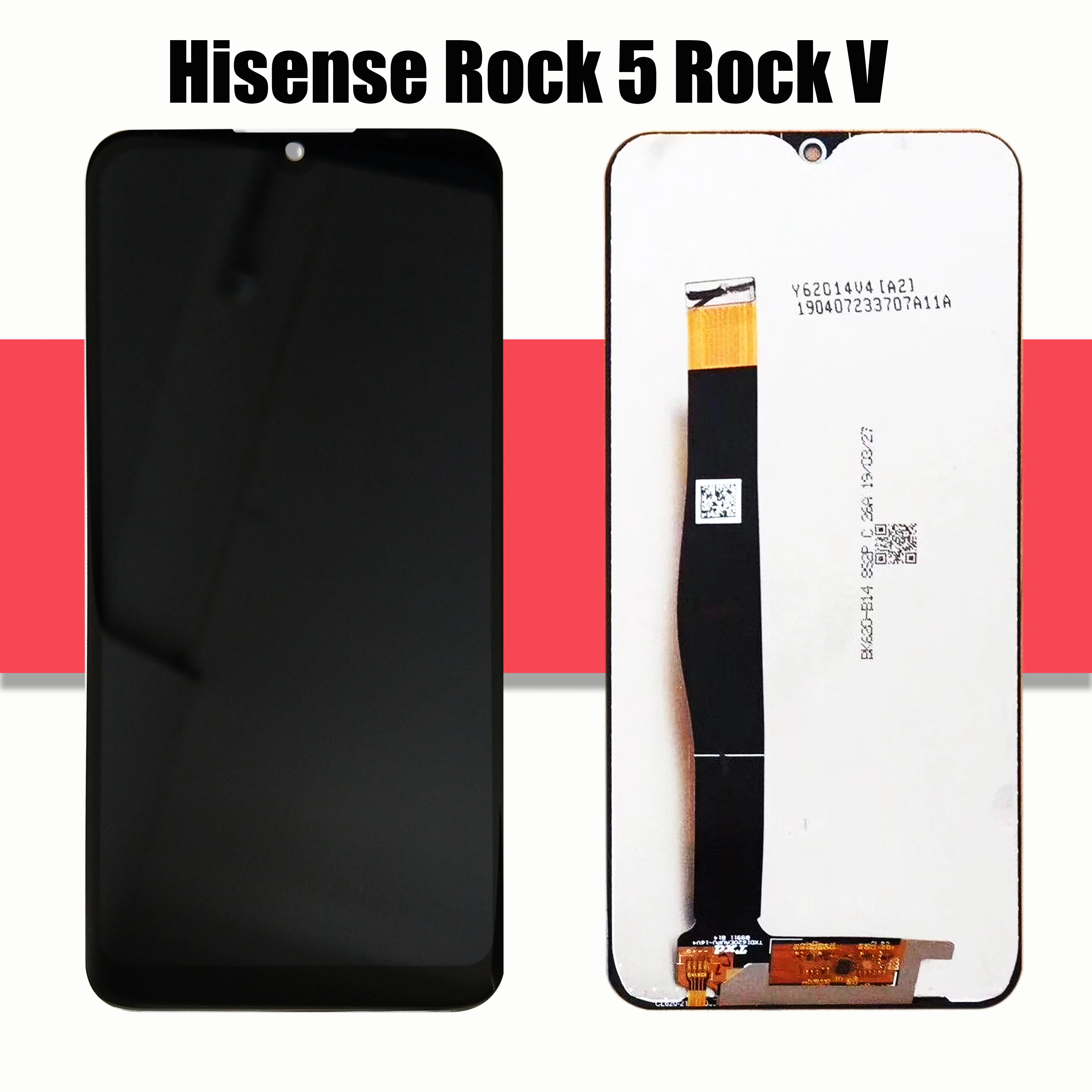 Оригинальный ЖК дисплей Hisense Rock 5 6 22 дюйма с сенсорным экраном детали в сборе для