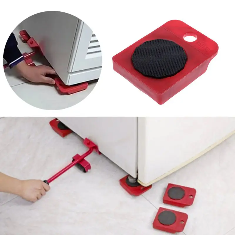 1PCS Moves Furniture Tool Transport Shifter Moving Wheel Slider Remover Roller Heavy Lifting Duty Rollers J9K | Обустройство дома