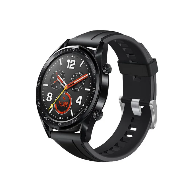 Силиконовый ремешок для HUAWEI watch GT 2 46 мм/GT Active 46 мм HONOR Magic Ремешок Браслет GT2 Smartwatch ремешок для часов 22 мм