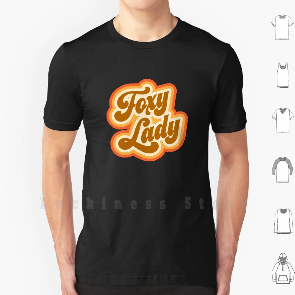 Camiseta "Foxy Lady" tamaño grande 100% algodón Foxy Lady Muscle Disco Flashback 70s Throwback 1970s|Camisetas| - AliExpress