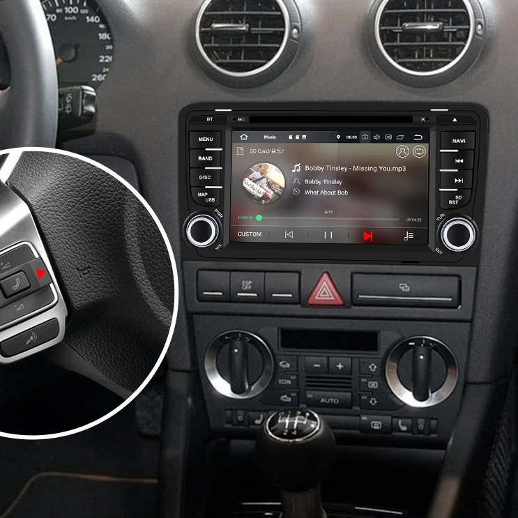 Best Car Multimedia Player GPS Navigation Android for Audi A3/S3 Auto Radio 2 Din Central Headunit Bluetooth Rear View Camera Screen 2 Best Car Multimedia Player GPS Navigation Android for Audi A3/S3 Auto Radio 2 Din Central Headunit Bluetooth Rear View Camera Screen 2