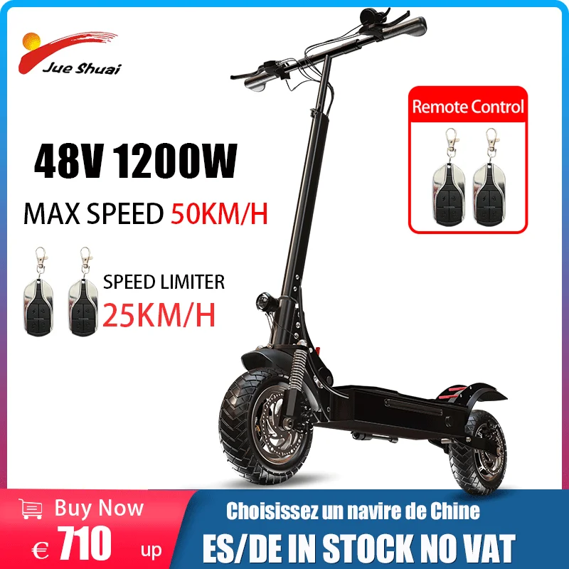 [Europe Stock ] 55km/h Electric Scooter Adult 1200W Single Motors Disc