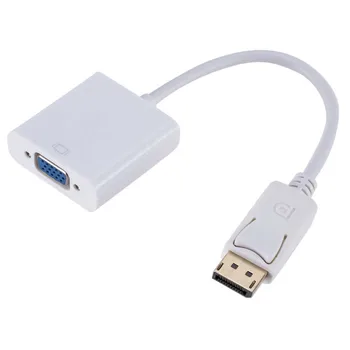 

DP to VGA Video Adapter 1080p Male Display Port to Female VGA Cables For MacBook Projector Laptop Monitor