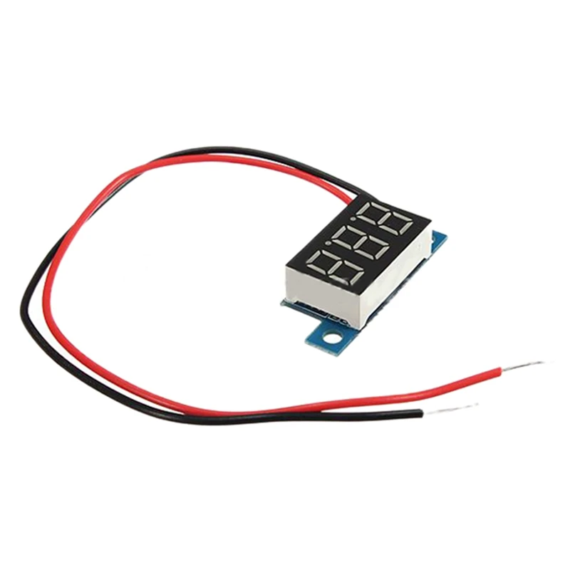 3S 11.1V 12.6V 25A with Balance 18650 Li-Ion Lithium Battery PCB Protection Board with 0.36Inch Digital DC 3-30V Car Voltmeter G