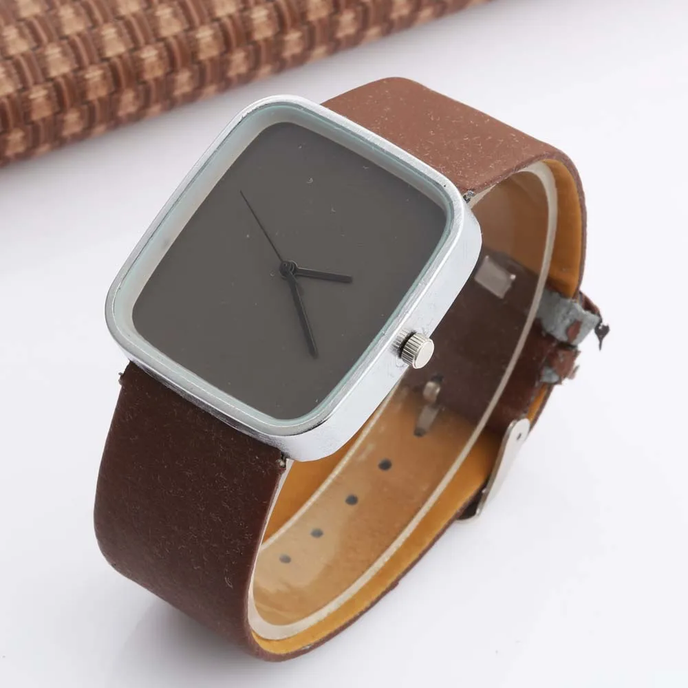 2020 Cute Pink Girls Watches WOMAGE Fashion Ladies Wristwatches Leather Strap Quartz Square Watches Women No Logo Watch Bracelet women watches fashion square ladies quartz watch bracelet set green dial simple rose gold mesh luxury women watches