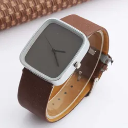 2020 Cute Pink Girls Watches WOMAGE Fashion Ladies Wristwatches Leather Strap Quartz Square Watches Women No Logo Watch Bracelet