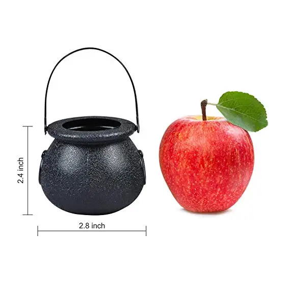9 шт. Potter Mini Black Witch Cauldron многоцелевой контейнер для сладостей горшок с ручкой для украшения для празднования Хеллоуина