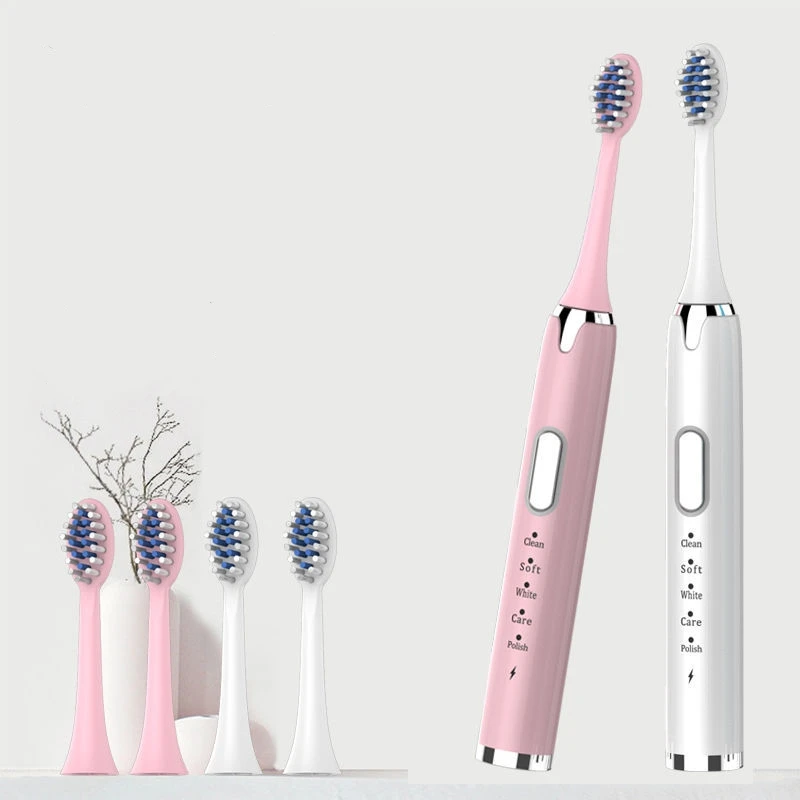 Powerful Sonic Electric Toothbrush Adult 5 Mode Washable USB Rechargeable Replacement Heads Whitening Teeth Automatic Toothbrush Powerful Sonic Electric Toothbrush Adult 5 Mode Washable USB Rechargeable Replacement Heads Whitening Teeth Automatic Toothbrush
