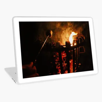

Toasting Marshmallows laptop sticker skin for MacBook HP Acer Dell ASUS Lenovo