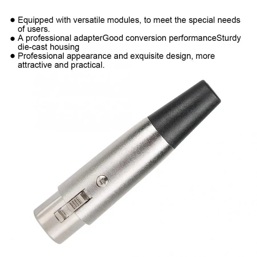 5 шт. цинковый сплав штекер микрофон японский XLR гнездовой разъем адаптер преобразования аудио адаптер