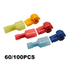 60/100PCS Quick Electrical Cable Connectors Snap Splice Lock Wire Terminals Crimp Wire Cable Connectors ► Photo 1/6