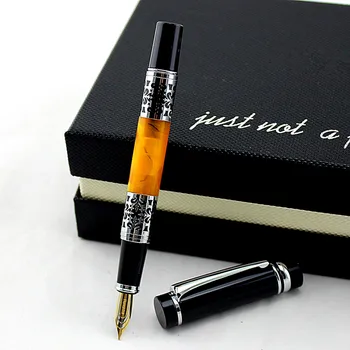 

high quality Iraurita Fountain Pen Luxury Silver Clip 0.5MM Nib Calligraphy Ink Pens for Writing School Office Stationery
