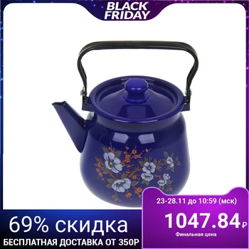 

Teapot "Blossom", 3.5 L, enamel lid